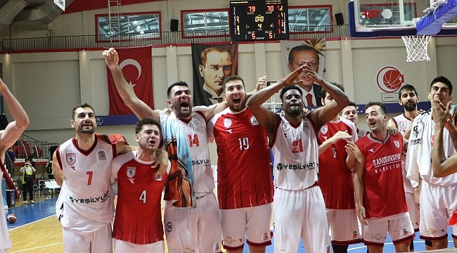 Samsunspor zirveye ortak 79-70
