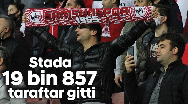 Stada 19 bin 857 taraftar gitti
