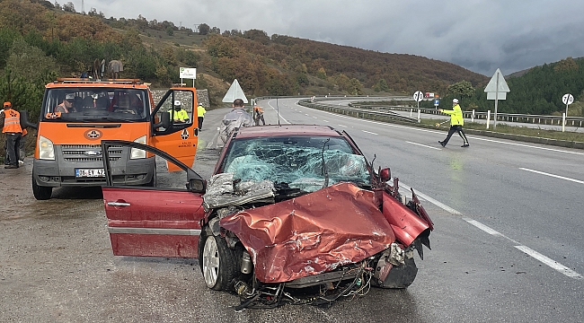 Zincirleme kazada can verdi