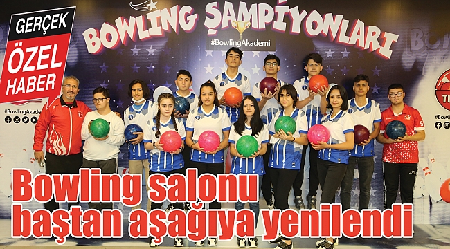 Bowling salonu baştan aşağıya yenilendi