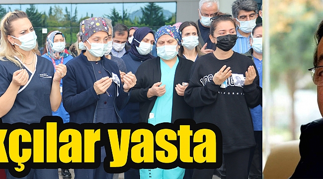 Sağlıkçılar yasta