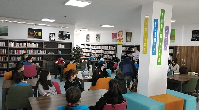 Tekkeköy Halk Kütüphanesi yenilendi