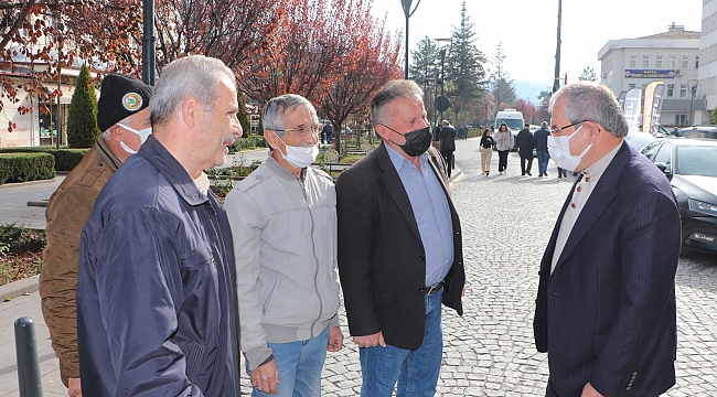 Vatandaşla bir araya geldi