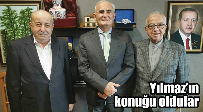 Yılmaz’ın konuğu oldular
