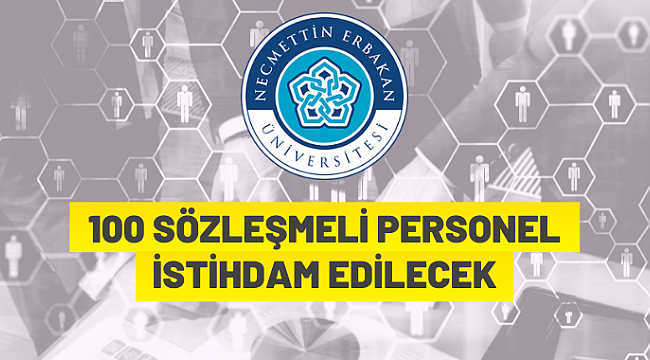 100 Sözleşmeli Personel alınacak