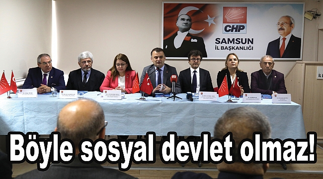 Böyle sosyal devlet olmaz!
