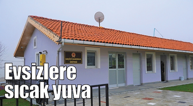 Evsizlere sıcak yuva