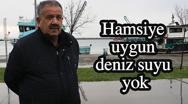 Hamsiye uygun deniz suyu yok