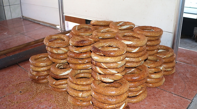 Havza'da simit 2,5 lira