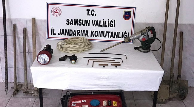 Kaçak kazı baskını