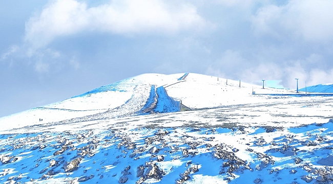 Ladik Akdağ beyaza büründü