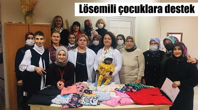 Lösemili çocuklara destek