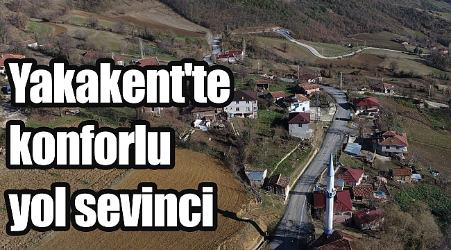 Yakakent'te konforlu yol sevinci