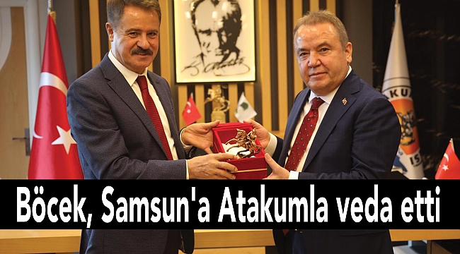 Böcek, Samsun'a Atakumla veda etti
