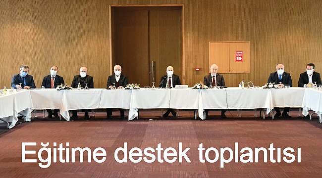Eğitime destek toplantısı