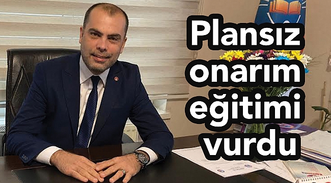 Plansız onarım eğitimi vurdu