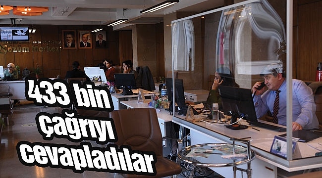 433 bin çağrıyı cevapladılar