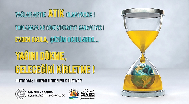 Atakum'da 'atık yağ' çağrısı