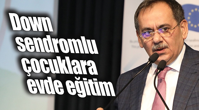Down sendromlu çocuklara evde eğitim 