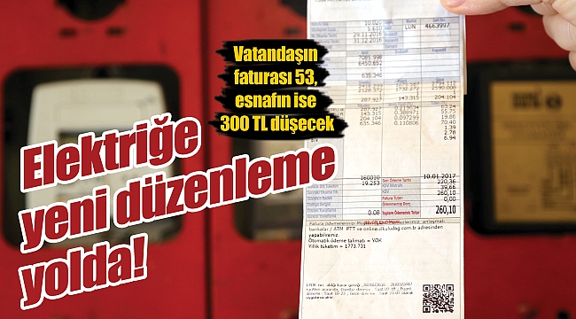 Elektriğe yeni düzenleme yolda!