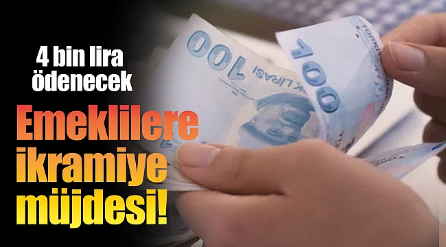 Emeklilere ikramiye müjdesi!