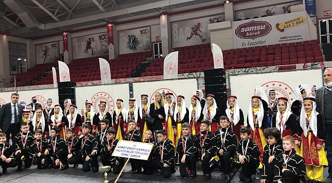 Halk oyunları il birinciliği sona erdi