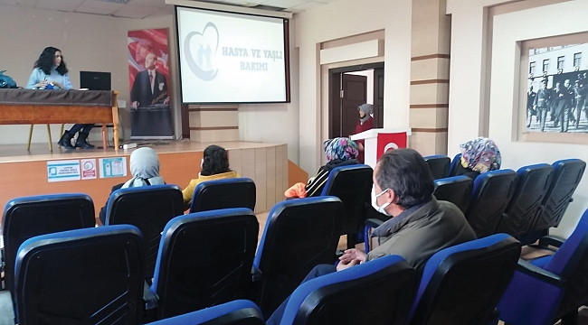 Hasta ve yaşlı bakımı öğreniyorlar