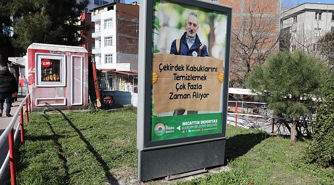 İlkadım’a çekirdekli afiş!