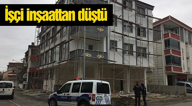 İşçi inşaattan düştü