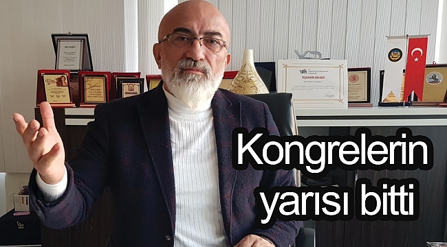 Kongrelerin yarısı bitti