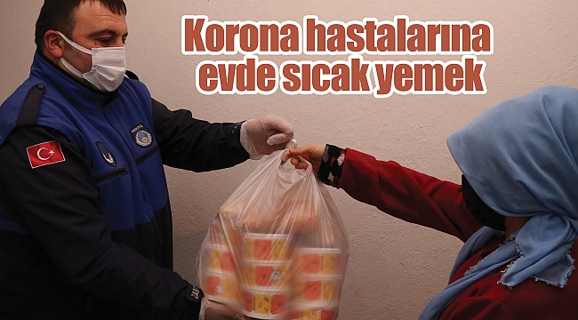 Korona hastalarına evde sıcak yemek