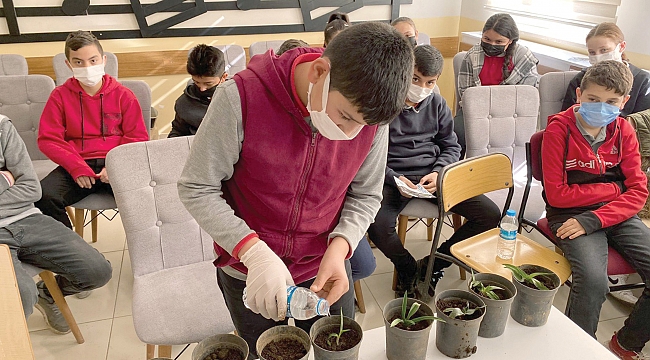 Öğrencilere salep eğitimi