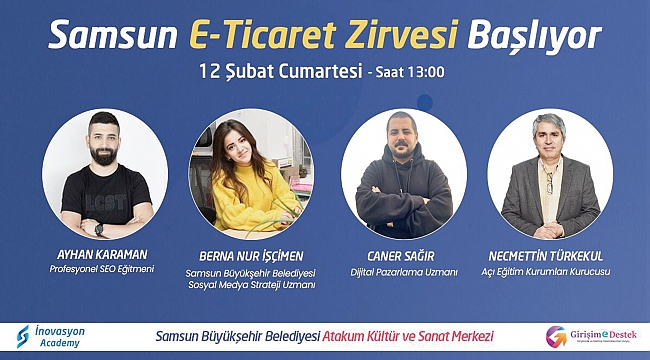Samsun'da 'E-TİCARET' zirvesi