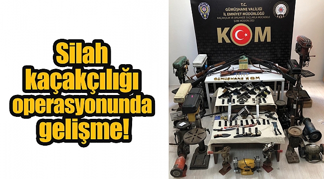 Silah kaçakçılığı operasyonunda gelişme!