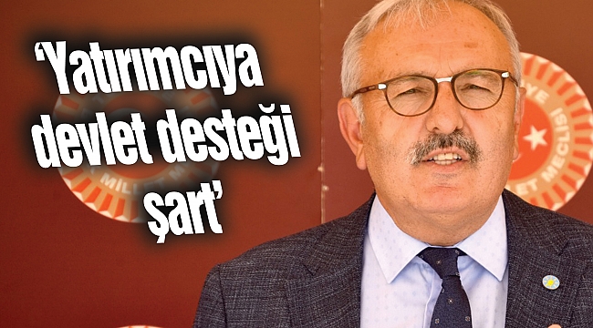 ‘Yatırımcıya devlet desteği şart’