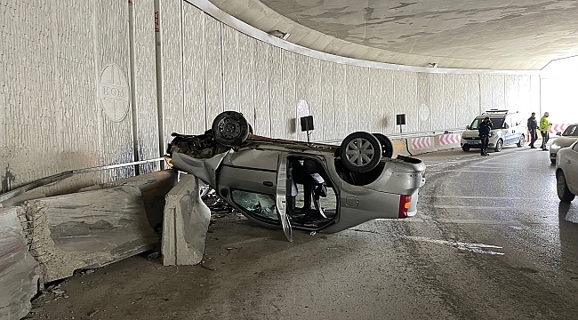 Alt geçitte yine kaza