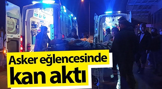 Asker eğlencesinde kan aktı