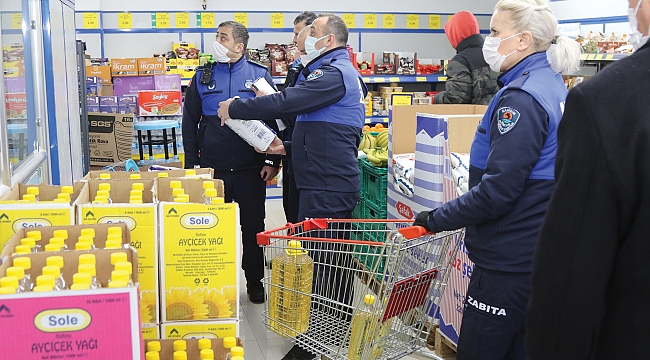 Atakum’da ayçiçek yağı denetimi