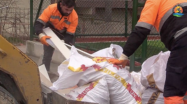 Atakum molozlardan temizlendi