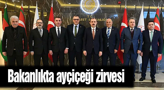 Bakanlıkta ayçiçeği zirvesi