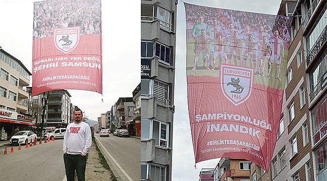 Bayraklar sokakları süslüyor