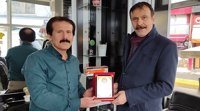 Berberlere 50. yıl plaketi