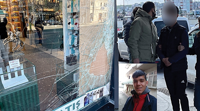 Çaldığı telefonla selfie yaptı