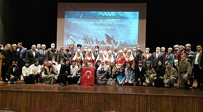 Çanakkale şehitleri Vezirköprü'de anıldı