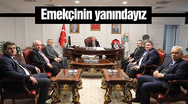 Emekçinin yanındayız