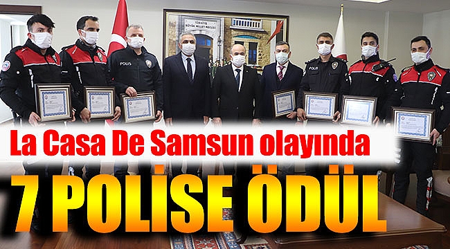 La Casa De Samsun olayında kardeşleri yakalayan polislere ödül