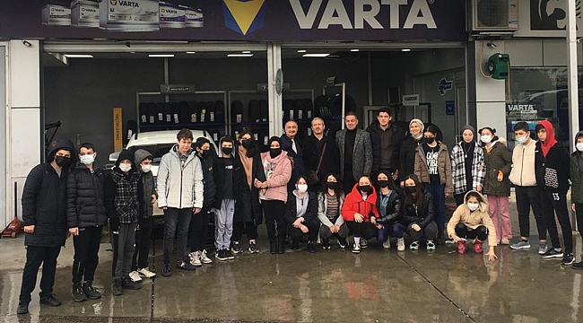 Öğrencilere sahada eğitim