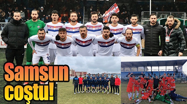 Samsun coştu!