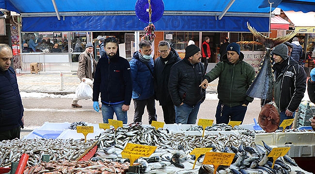 Soğuk havada balığa ilgi arttı