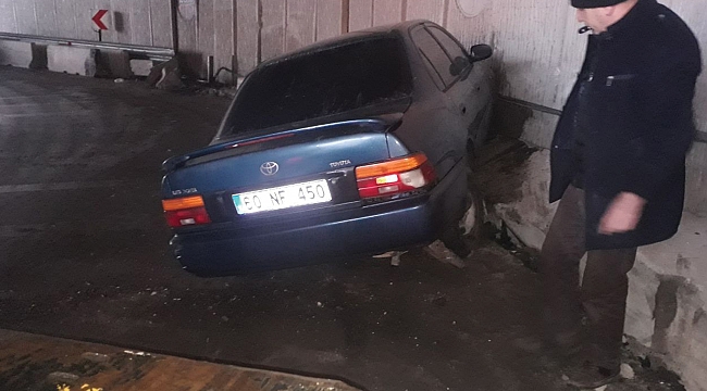 'Ucube' alt geçitte yine kaza